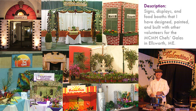 MCMH Chef's Gala Booth Designs